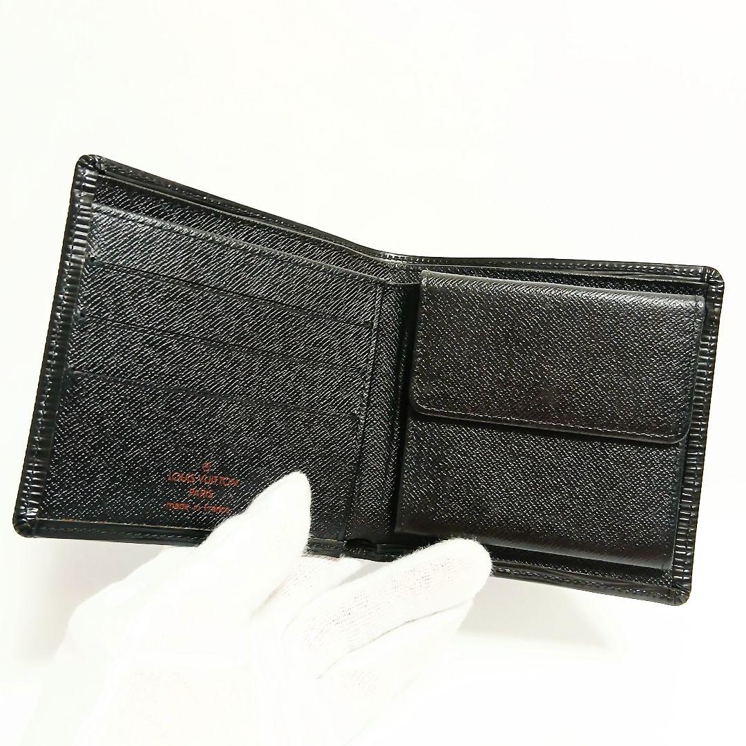 ★美品★ルイヴィトン★エピ ポルトビエ カルトクレディ モネ★二つ折り財布★黒★