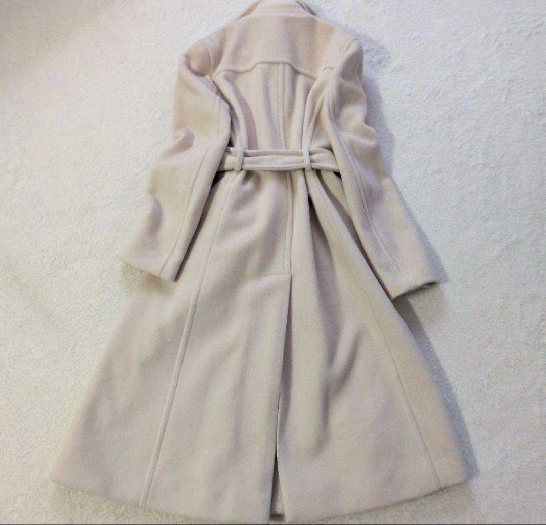 美品✩ダブルフェイス✩カシミア・アンゴラ混✩セオリー✩ロングコート✩М