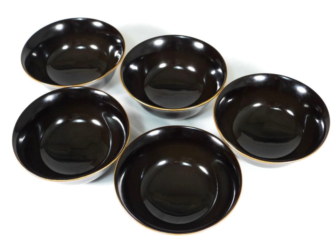 輪島塗 吸物椀 石昌斉作5客 御節料理 お正月料理 茶懐石道具