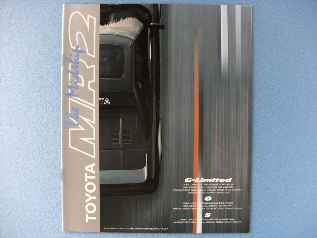 ★ 希少 美品　コレクター向け 昭和60年　トヨタ　MR2　 取説付き