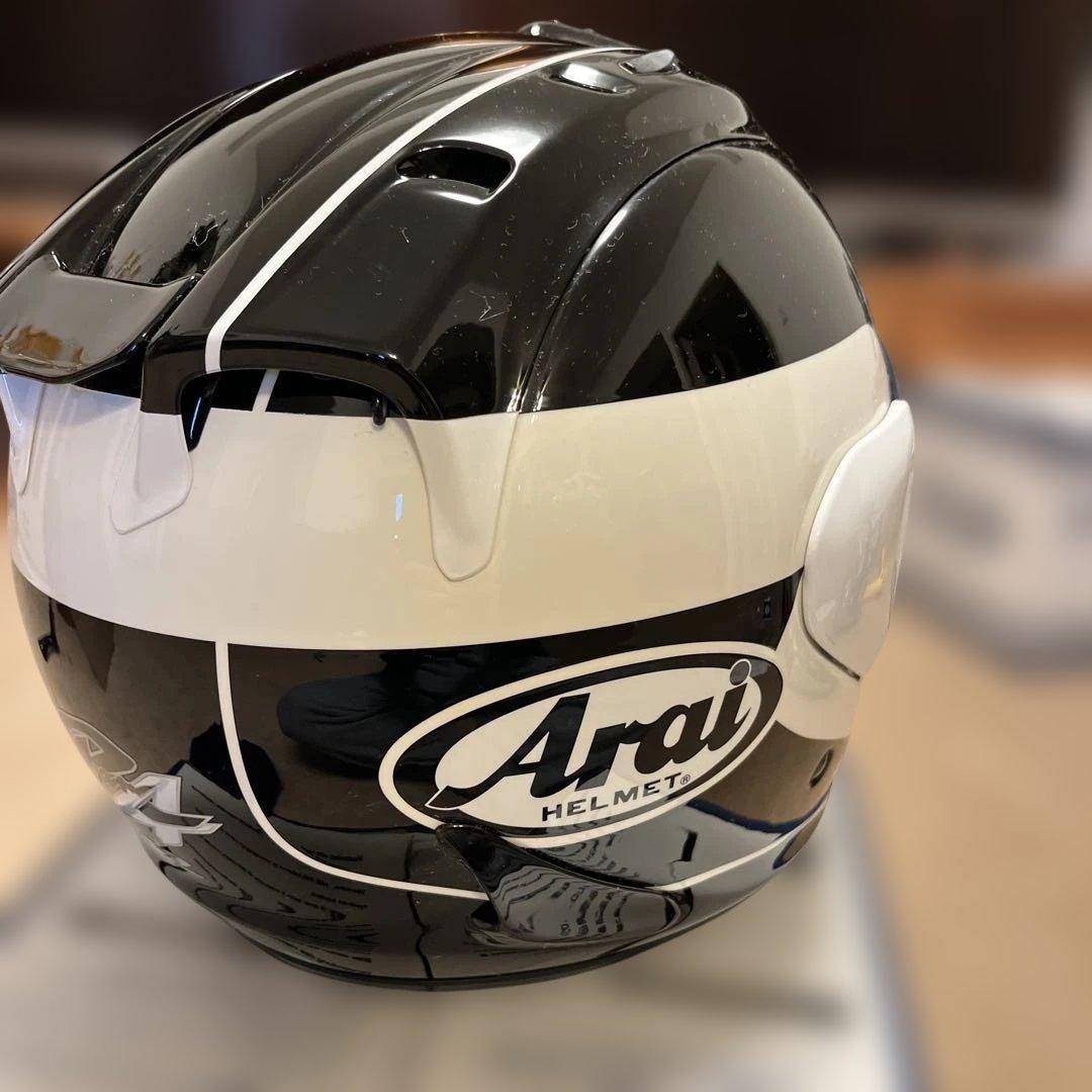 Arai アライSZ-Ram4平忠彦レプリカジェットヘルメットM 黒黒