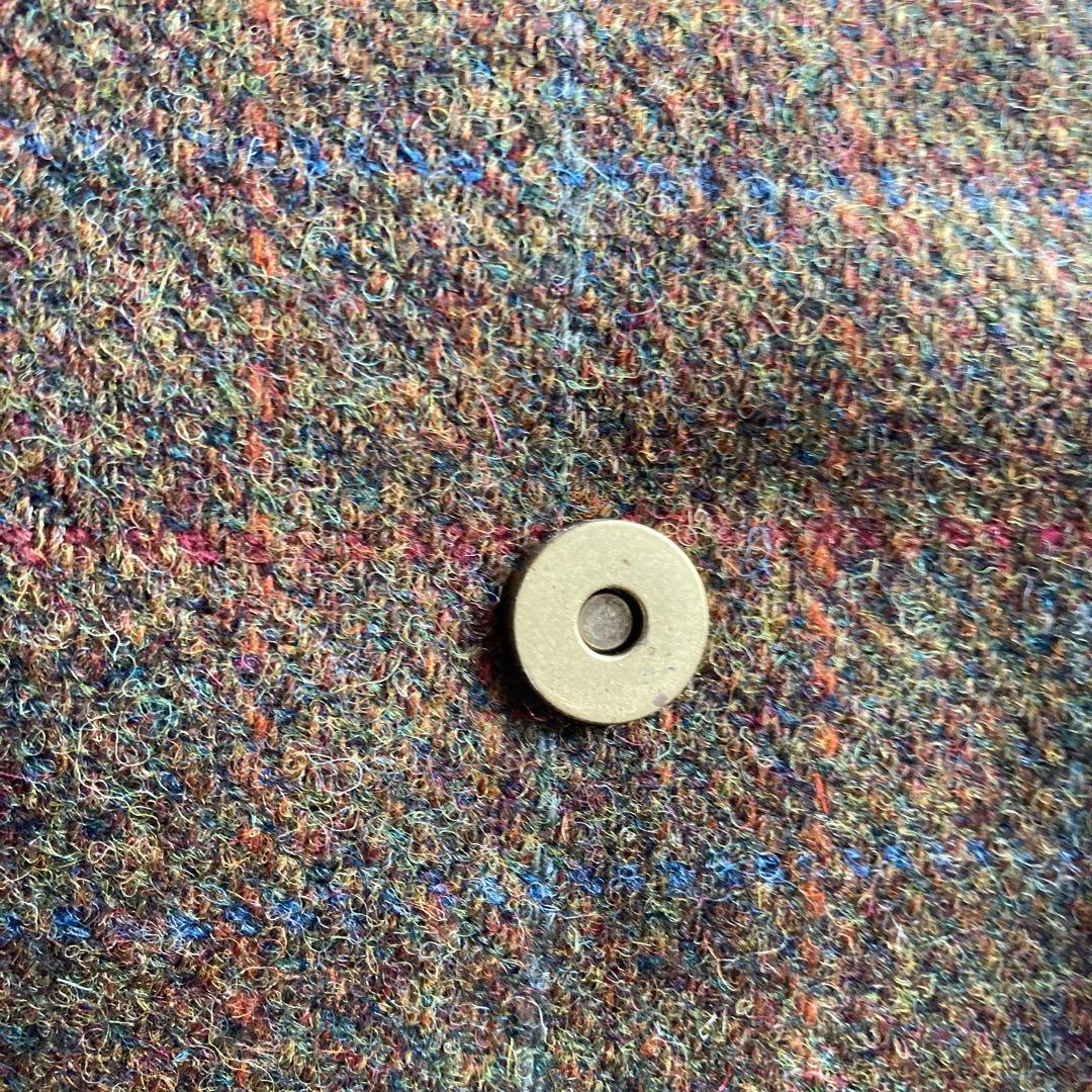 再値下げ 未使用 日本製 ハリスツイードコラボボストンバッグ