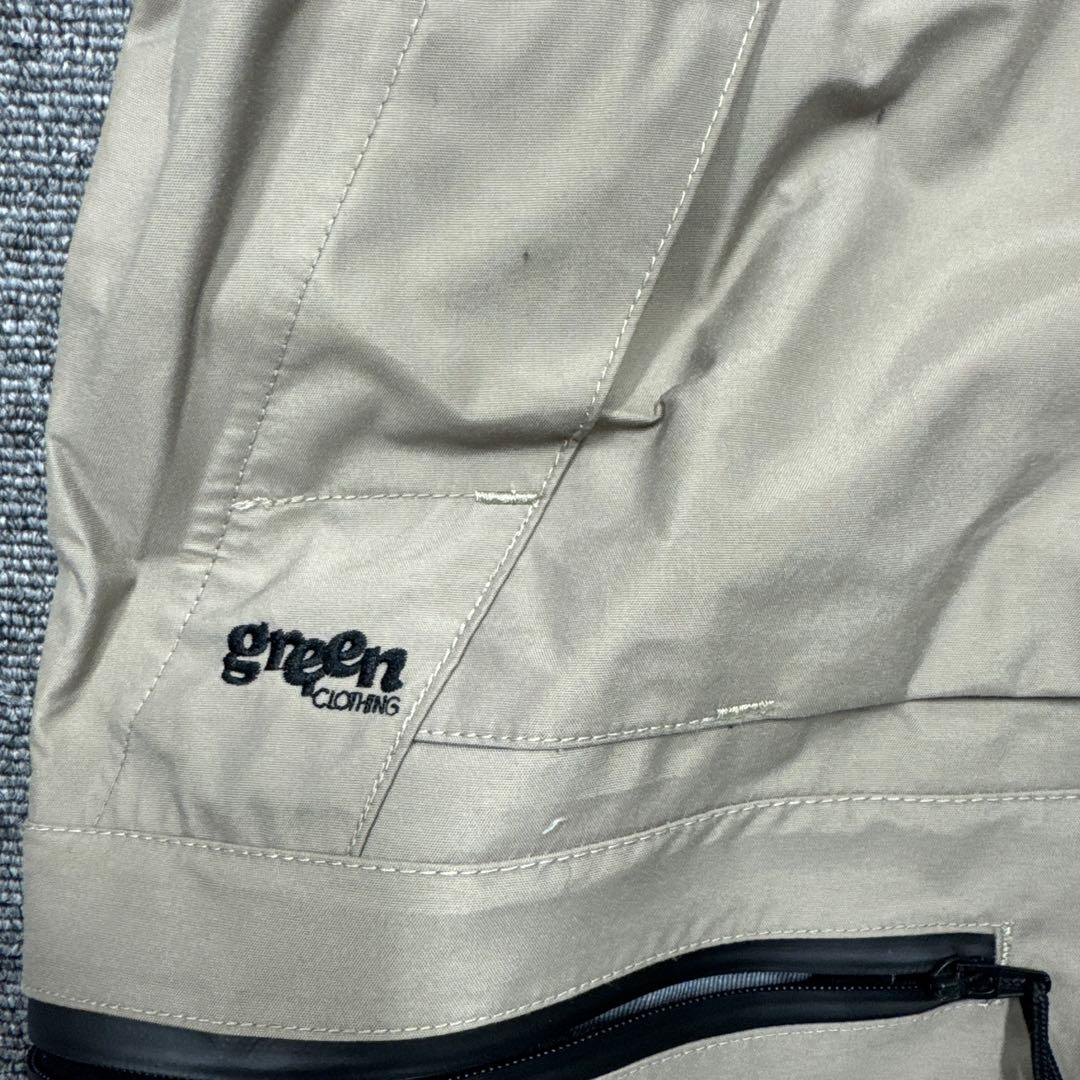 Green Clothing フード付きスノーボードウェア XL