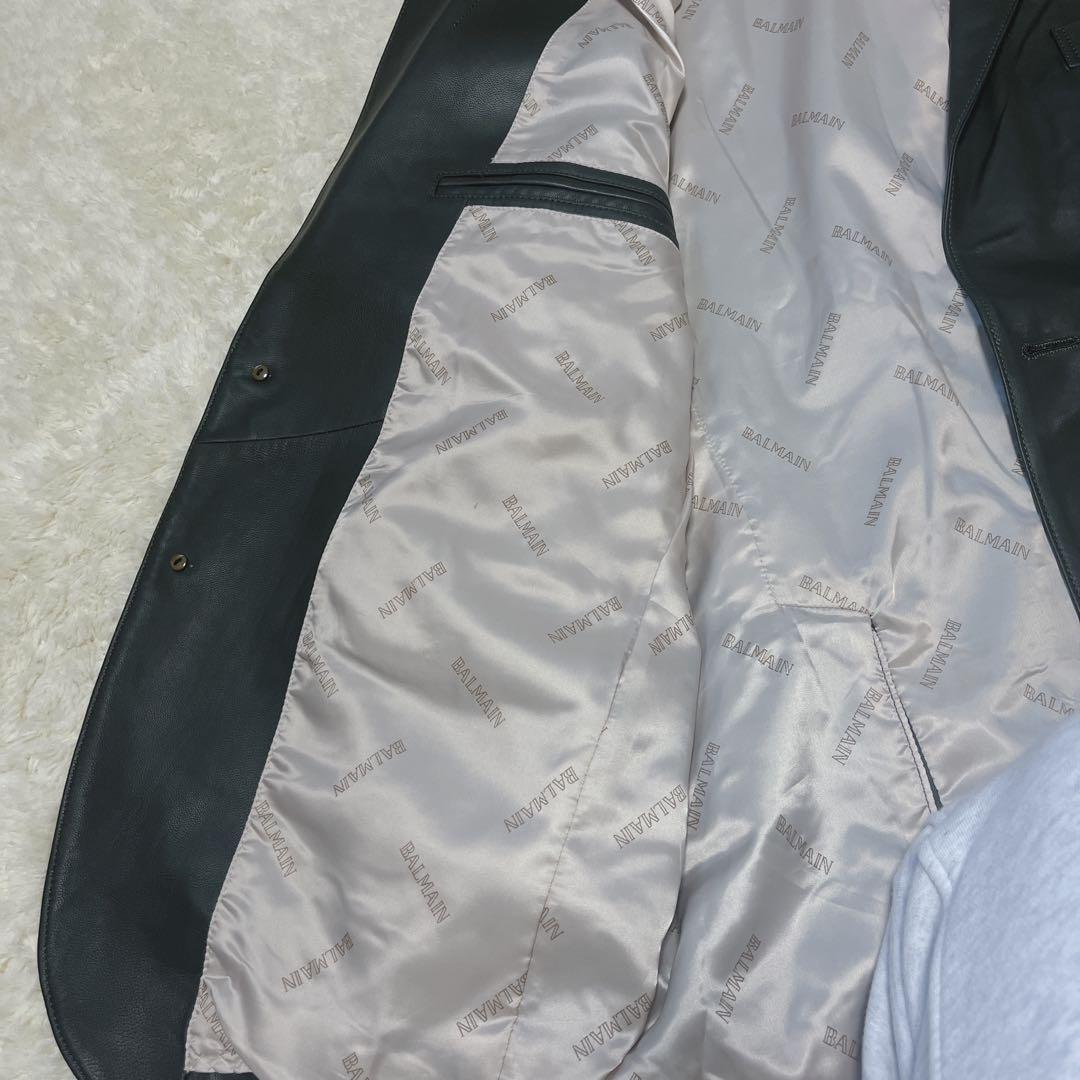 ミッシェル 　BALMAINバルマン　レザージャケット　ラムレザー