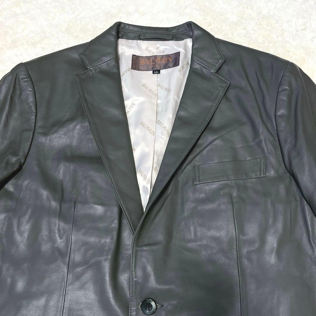 ミッシェル 　BALMAINバルマン　レザージャケット　ラムレザー