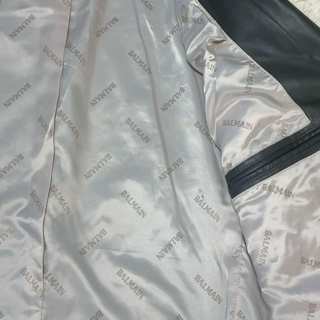 ミッシェル 　BALMAINバルマン　レザージャケット　ラムレザー