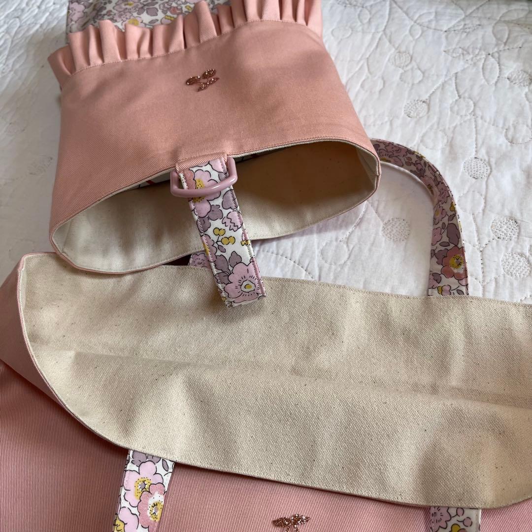 リバティ　レッスンバッグ　お着替え袋　上履き入れ　3点　ベッツィ ゾゾモーイ