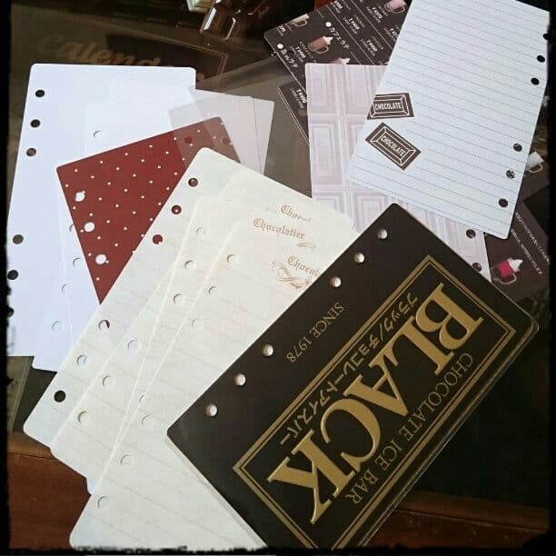 バイブルサイズ リング 手帳用 リフィル 「エリーフィル★」オーダー創作