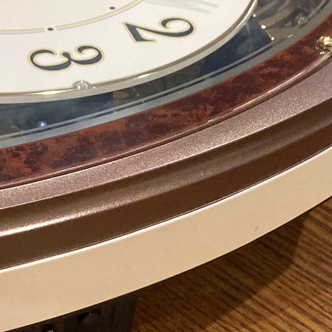 【美品】RHYTHMスモールワールドアルディ 4MN545RH23 からくり時計