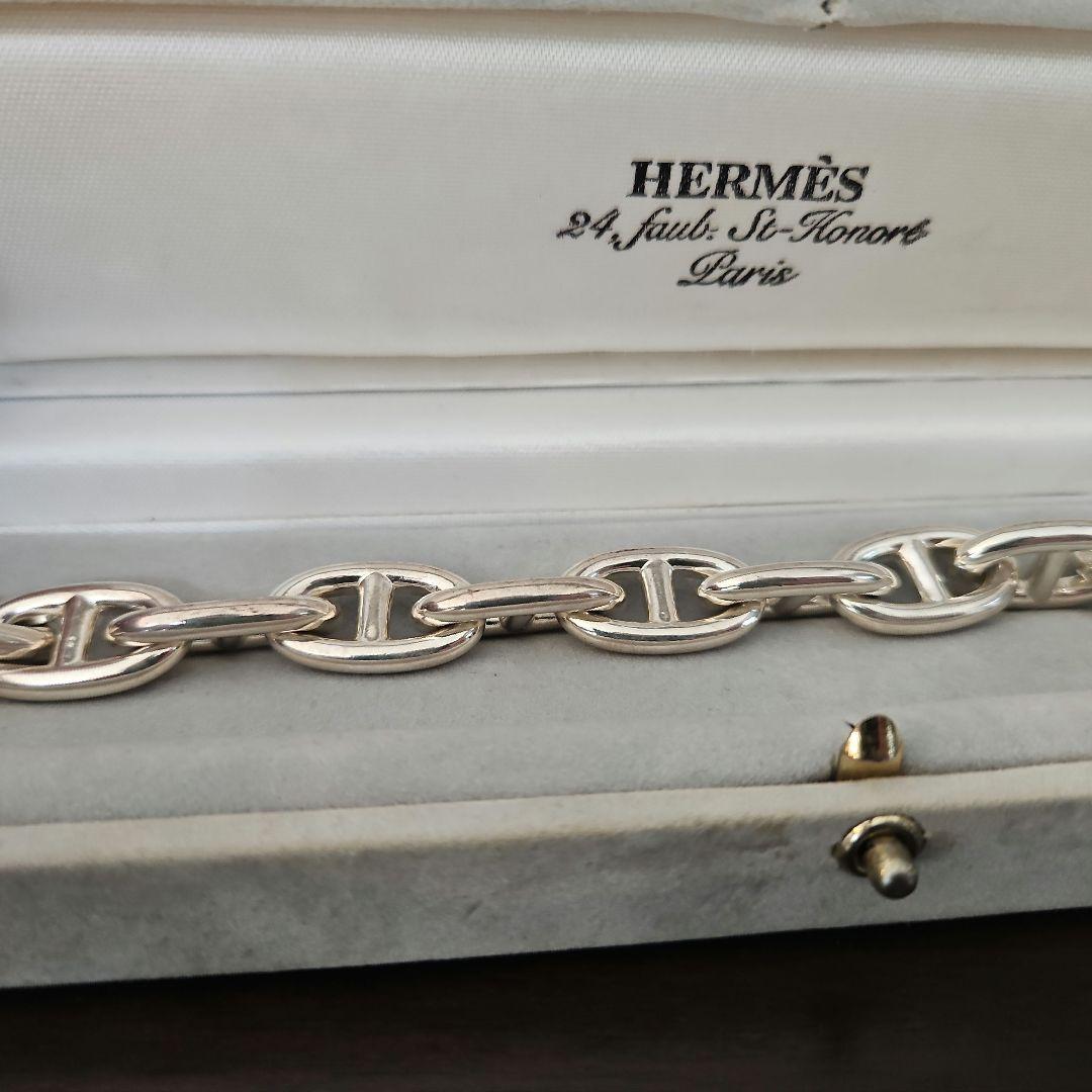 【ほぼ未使用】HERMES　シェーヌ・ダンクル　ブレスレット