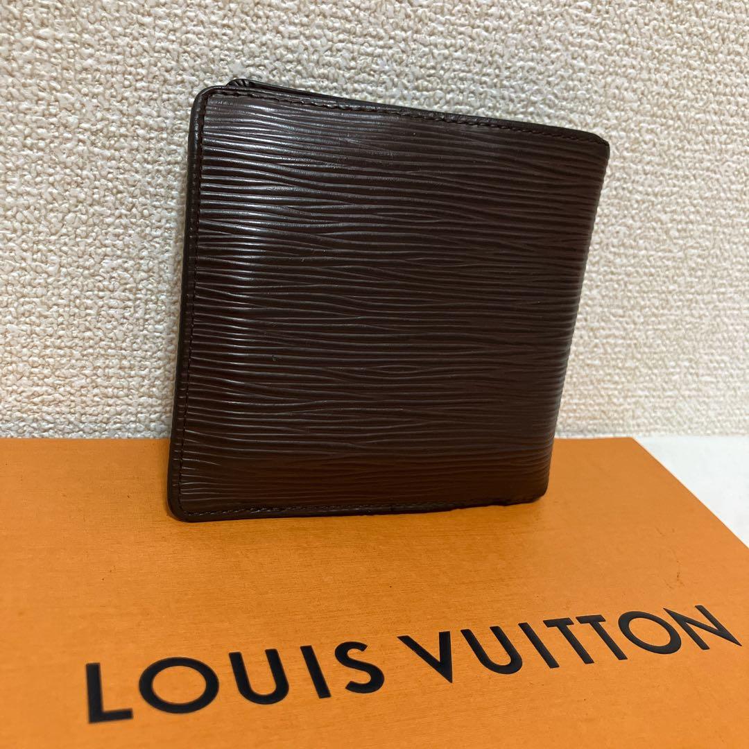 ✨美品 ・鑑定済✨ルイヴィトン ポルトフォイユ マルコ エピ 二つ折り財布