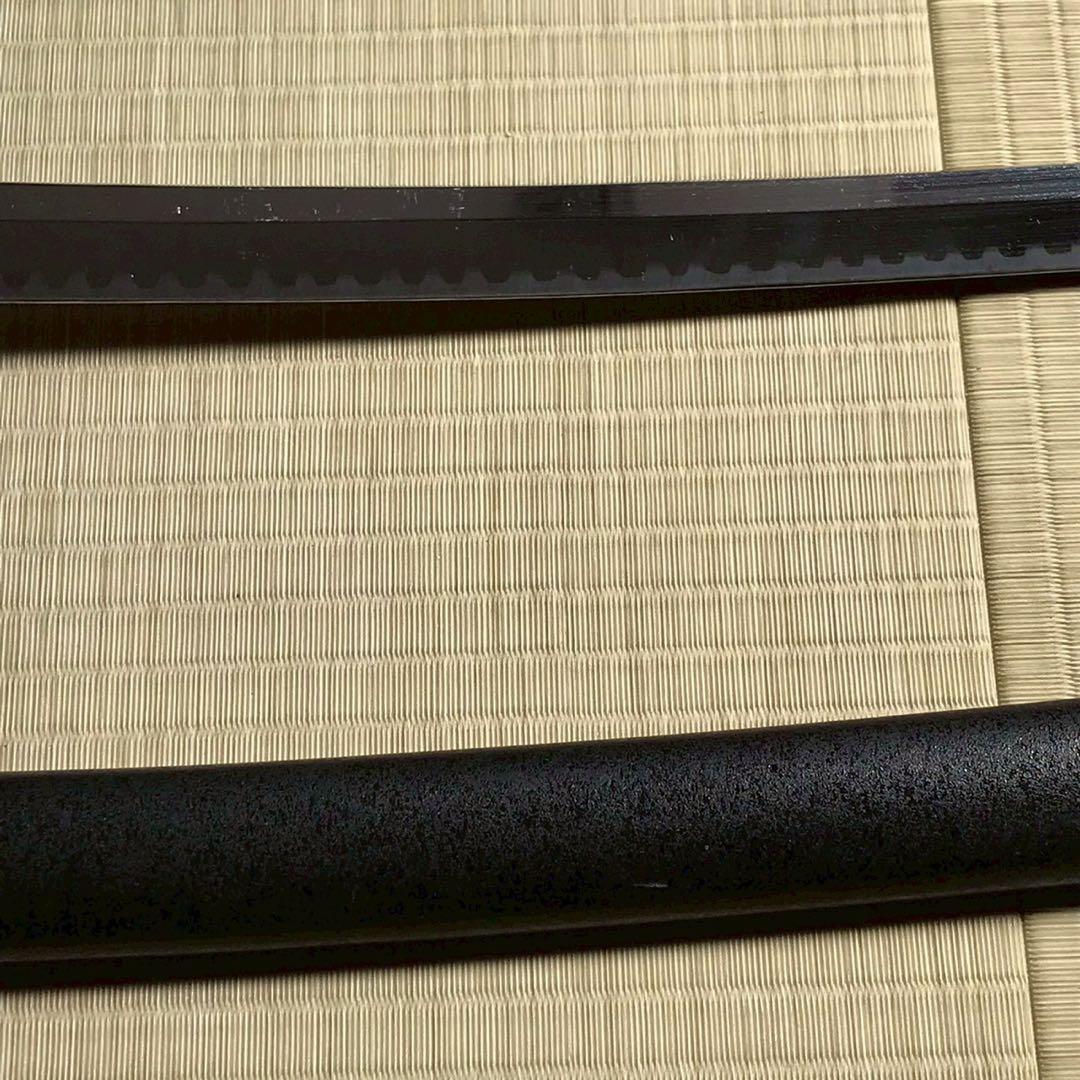 Js6 模造刀 刃紋入り刀身 石目 日本刀 大小　2本セット 昭和レトロ