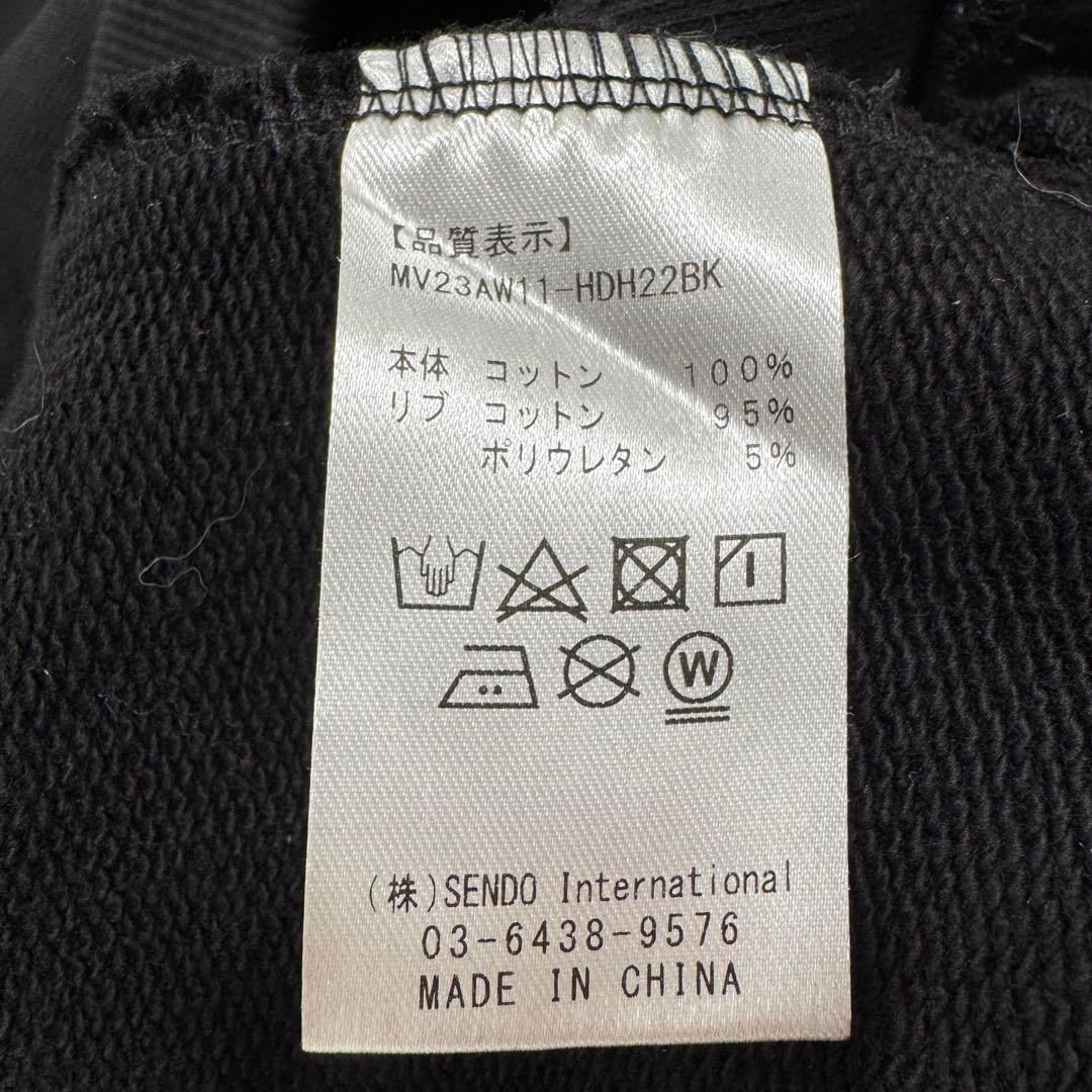 MLVINCE OVERSIZED DRESS SLEEVE HOODY 黒