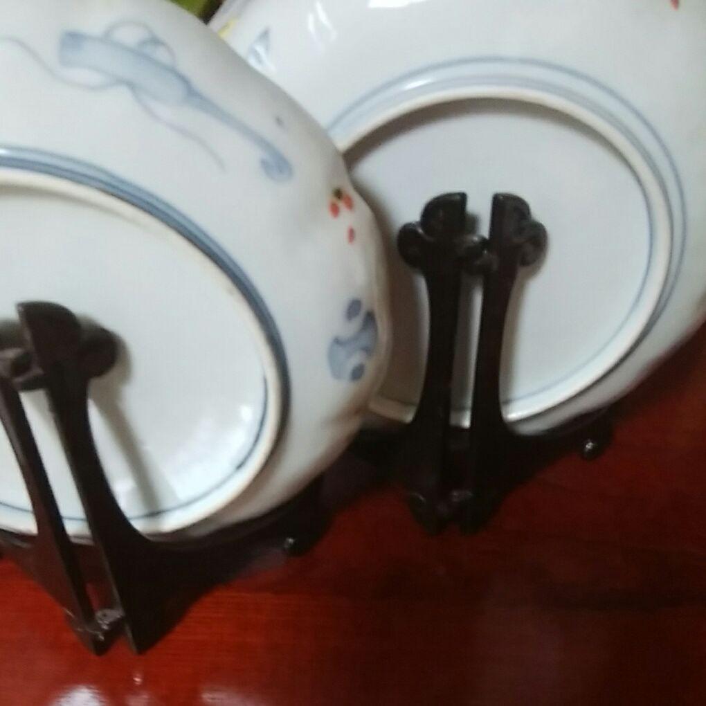 106  古伊万里　金襴手　7寸皿　2枚