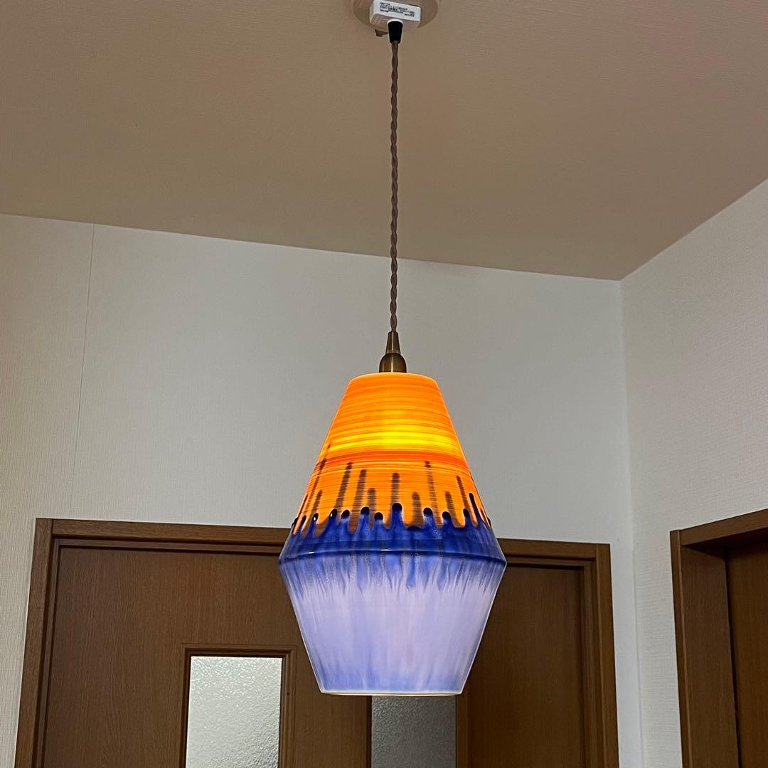 【廃盤品】ハサミ マルヒロ タンクランプ L 照明 波佐見焼 希少 HASAMI