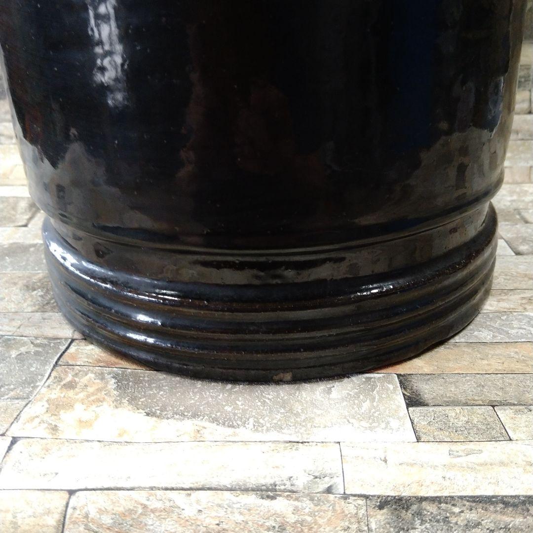 火鉢　3個セット　ばら売り可能　セラミックプランター 緑と黒