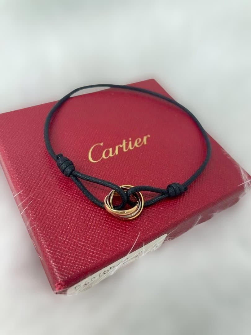 A◆Cartier　カルティエ　トリニティ　コードブレスレット　箱付き　正規品
