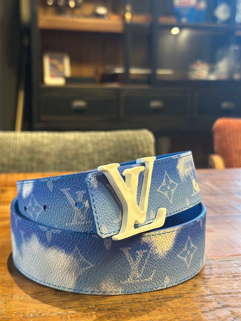 LOUIS VUITTON 青雲模様 ベルト 85/34