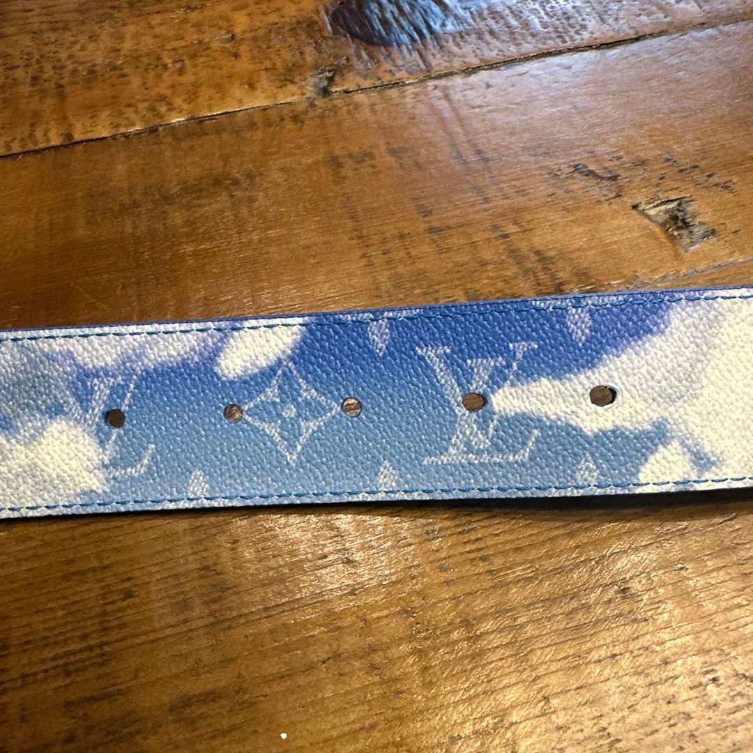 LOUIS VUITTON 青雲模様 ベルト 85/34