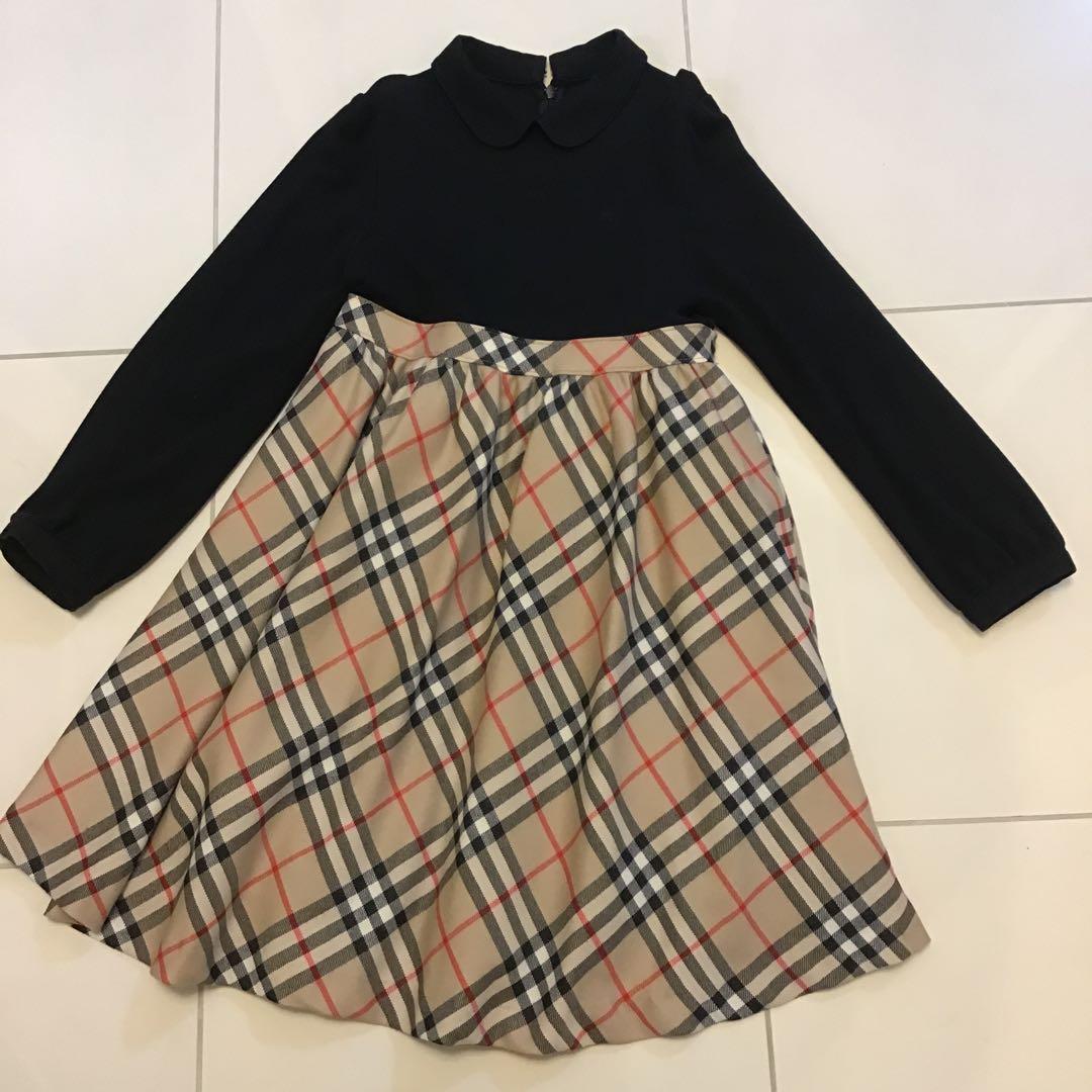 お値下げ 美品 バーバリー ワンピース ノバチェック ボレロ セット 130