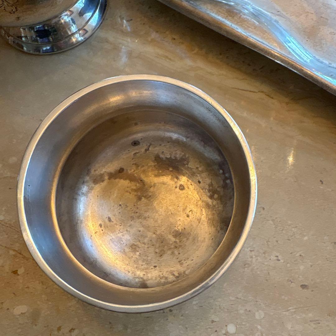 銀食器／アフタヌーンティー／ティーセット／銀製品／アンティーク