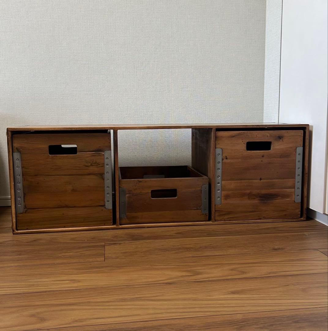 ACME furniture トロイ シェルフ&ボックスセット　4点セット売り