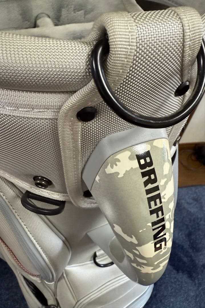 土日限定‼️ BRIEFING ホワイト キャディバッグ