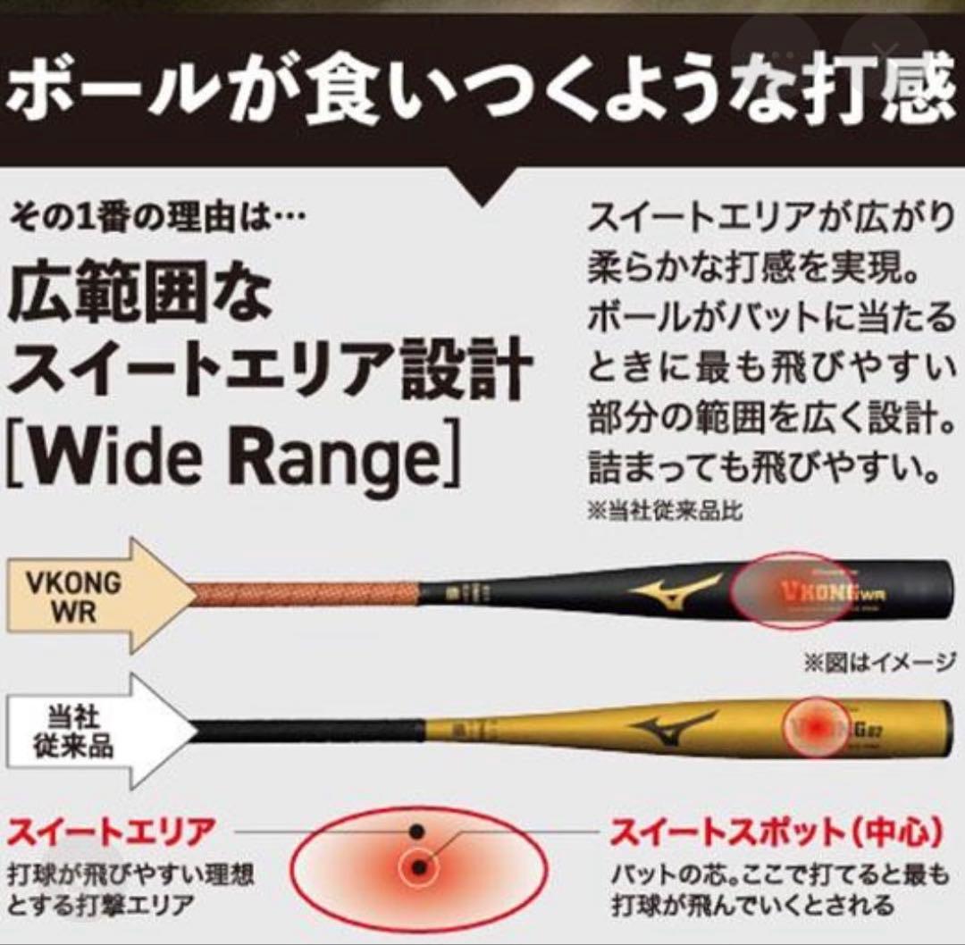 Mizuno VKONG WR 新基準 硬式バット