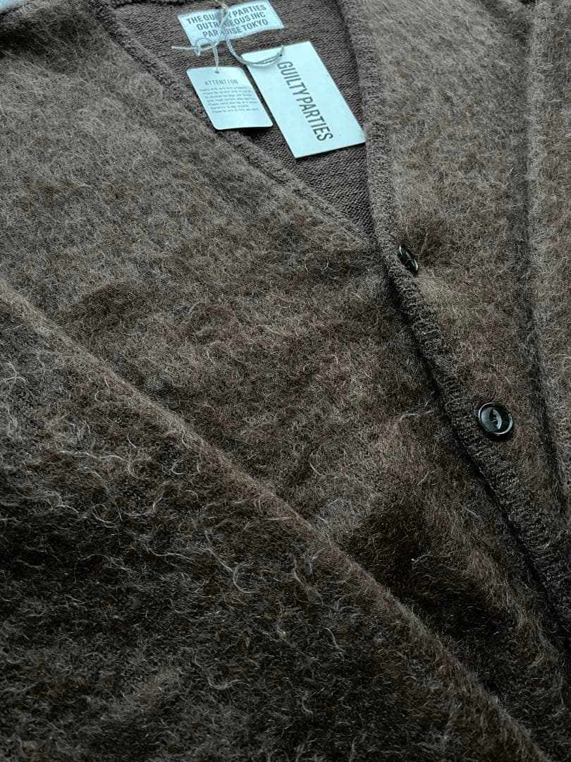 ワコマリア モヘア カーディガン 23FW 野村訓市