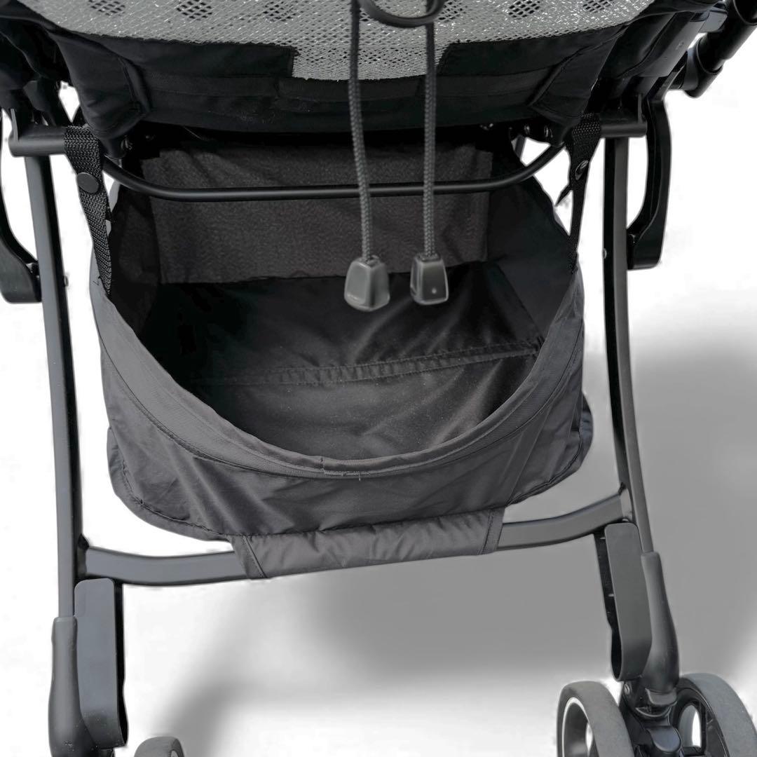 美品✨　アップリカ　ラクーナクッション　AB型　レザーハンドル　フック付属