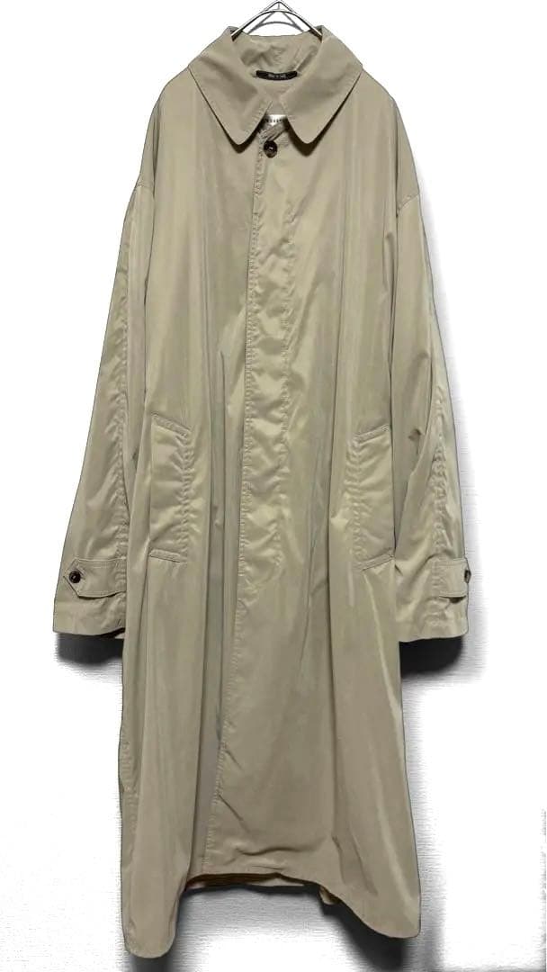 23aw/メゾンマルタンマルジェラ/ピーチコットントレンチコート/44