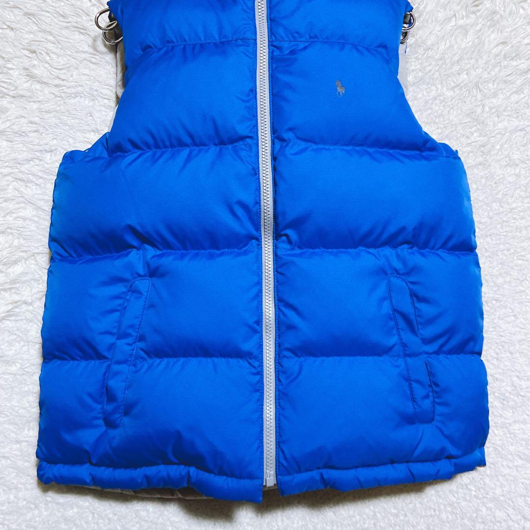 Mikimiki ⭐️ポロラルフローレン　ダウンベスト　肉厚　リバーシブル