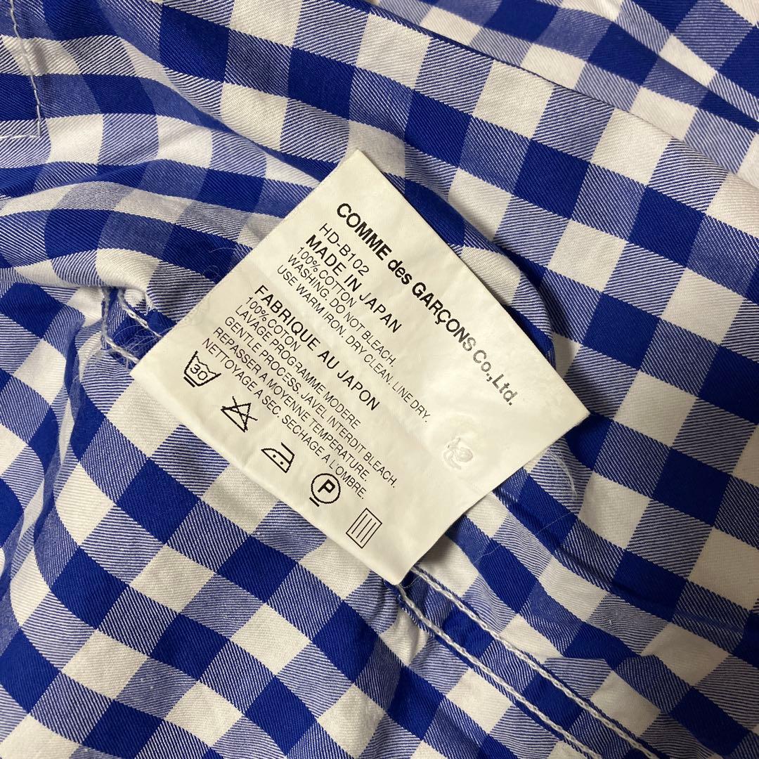 COMME des GARCONS HOMME ギンガムチェックシャツS