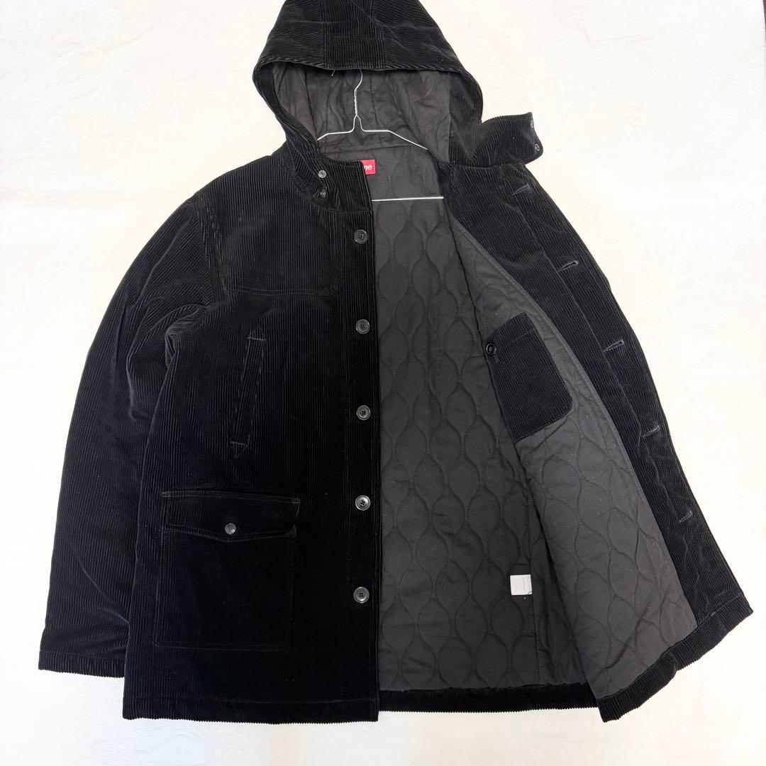美品★Supreme シュプリーム コーデュロイ ダッフルコート フード XL