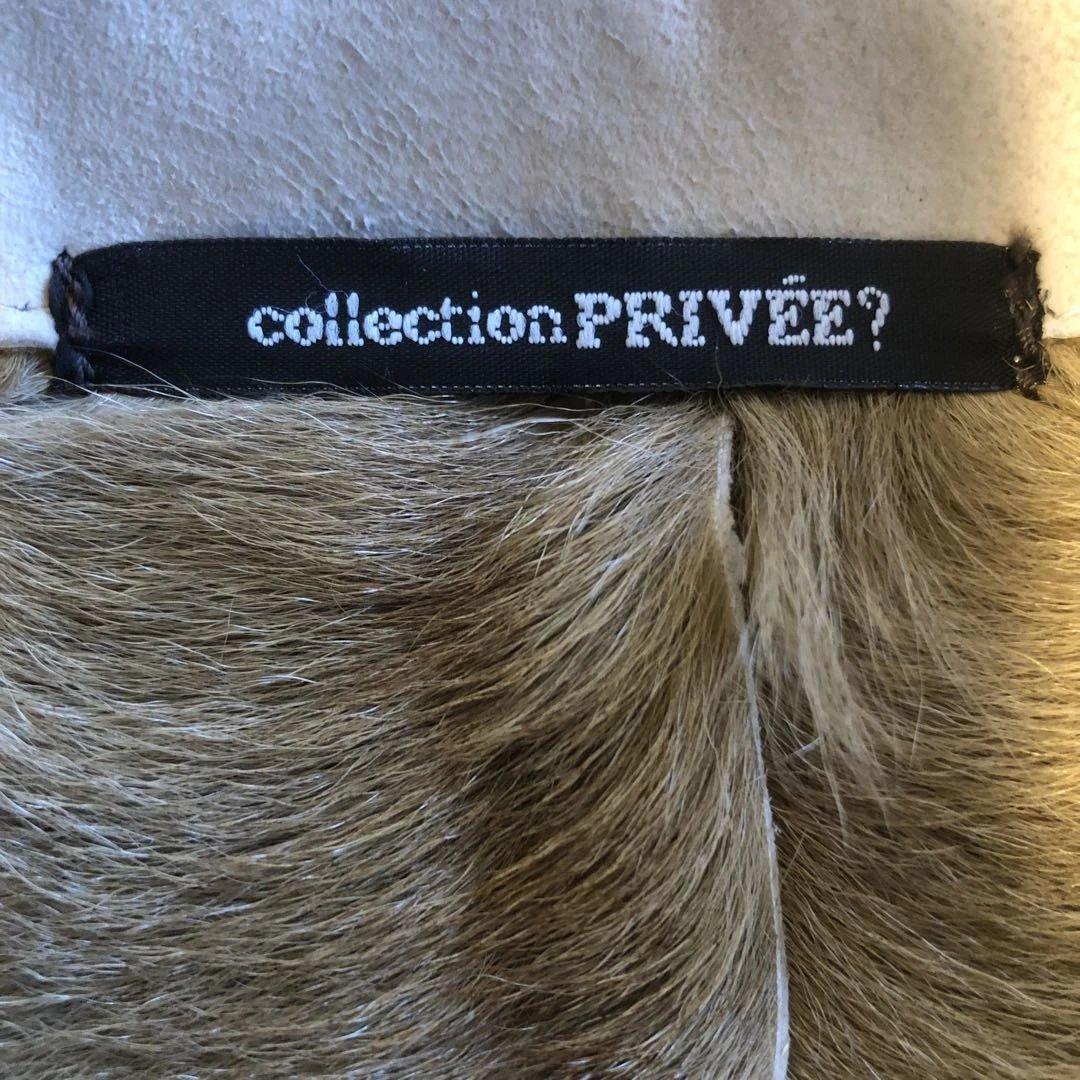 collectionPRIVEE? コレクションプリヴェ　ヤギ革ジャケット46