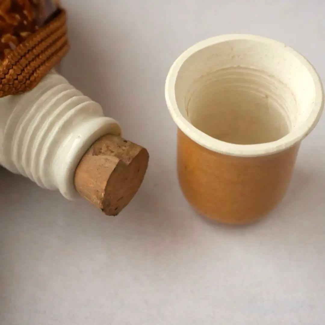 陶器製水筒 元箱付き 山印 国策製品 代用陶器 戦時代用品 /SN159