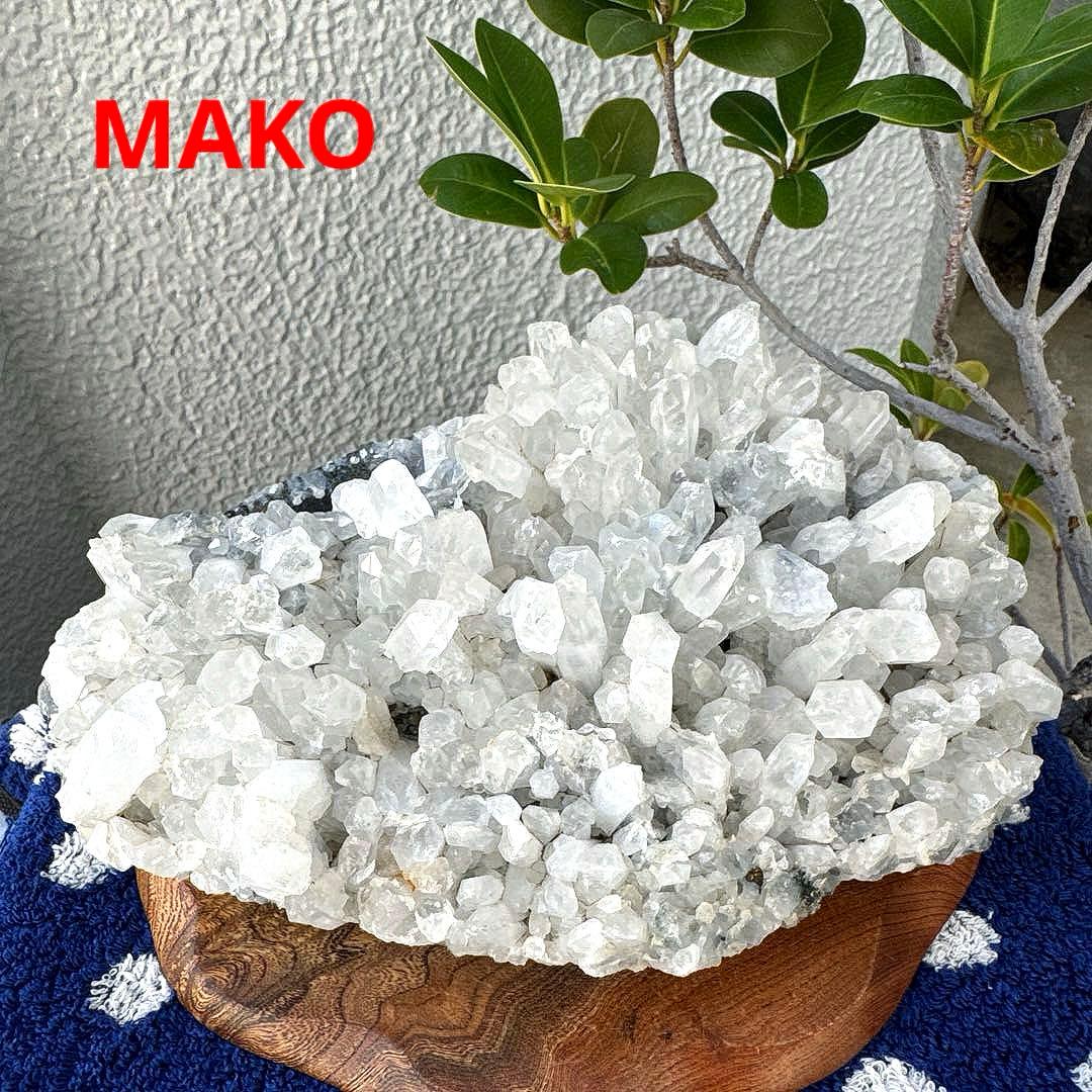 M1859☆パイライト共生水晶クラスター2.8Kg☆尾去沢鉱山産☆N51001