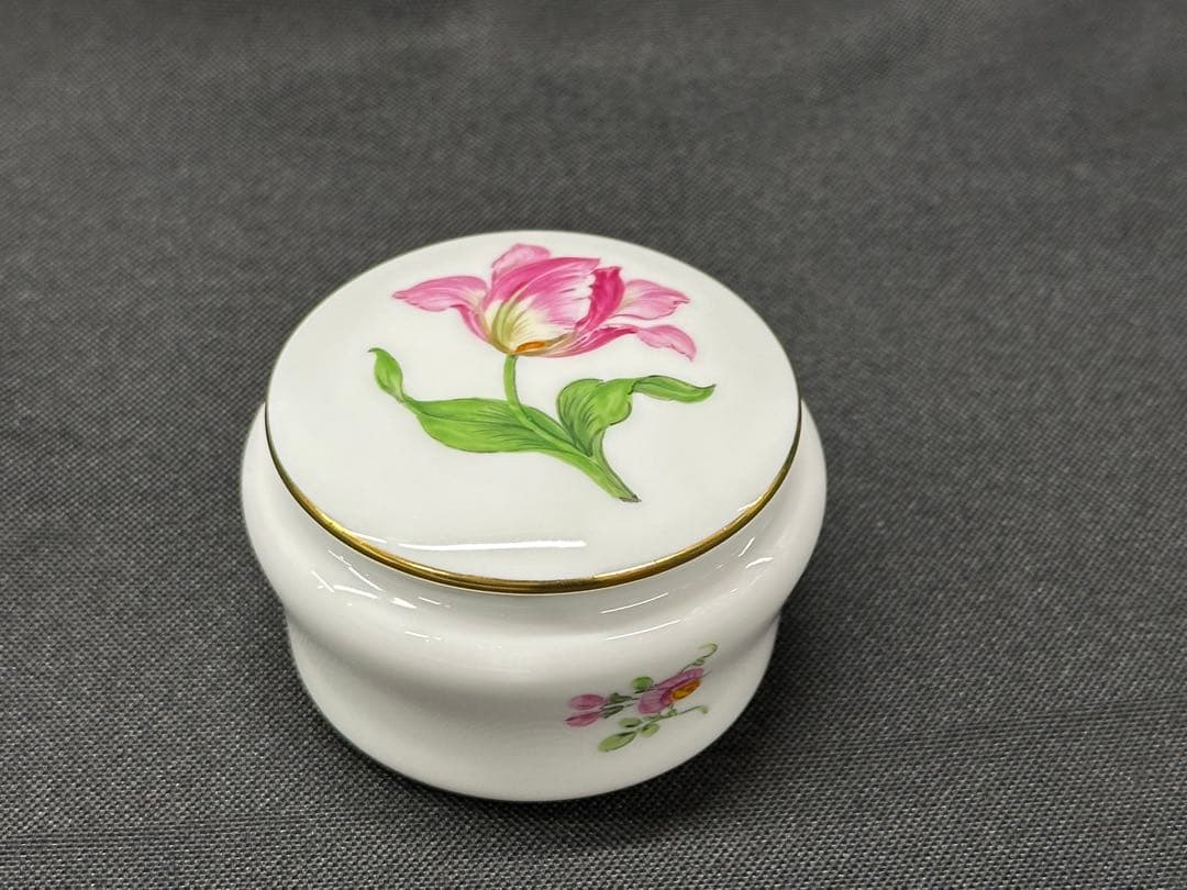【美品】meissen マイセン　小物入れ　蓋物　アクセサリー　容器