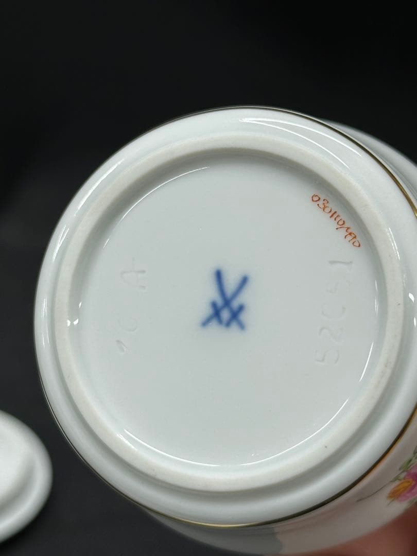 【美品】meissen マイセン　小物入れ　蓋物　アクセサリー　容器