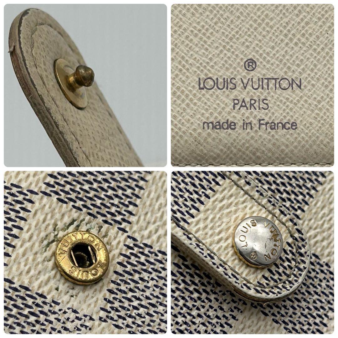 ルイ ヴィトン ダミエ アズール ポルトフォイユ ヴィエノワ がま口