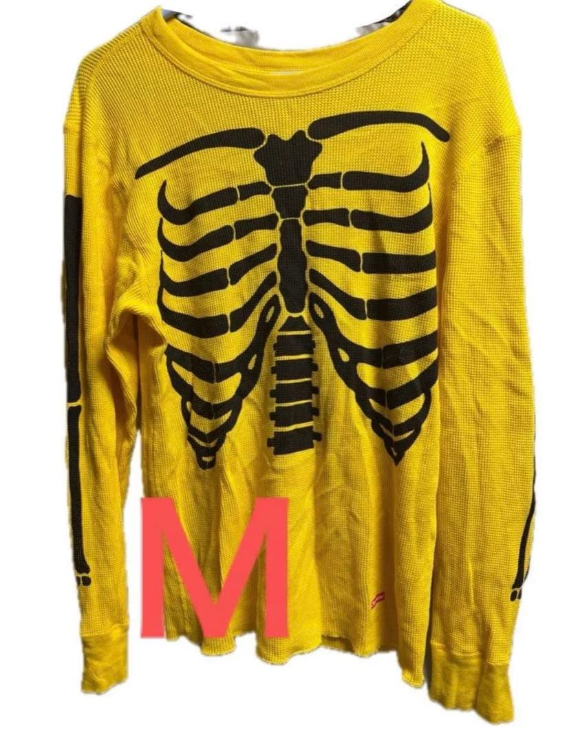 トップス Supreme Hanes Bones Thermal Yellow M