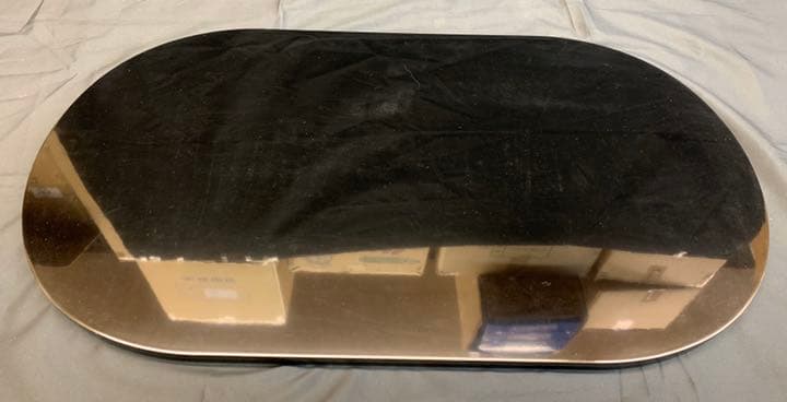 23 黒塗り　飾り代　黒小　小判型　平台