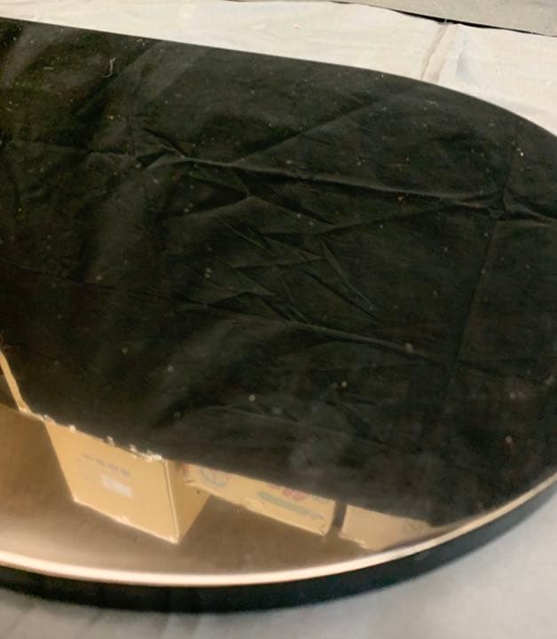 23 黒塗り　飾り代　黒小　小判型　平台