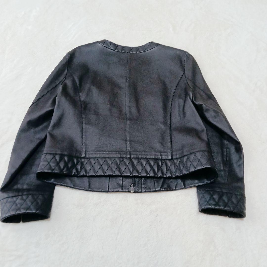 NEMIKA　13号　レザージャケット　羊皮　黒