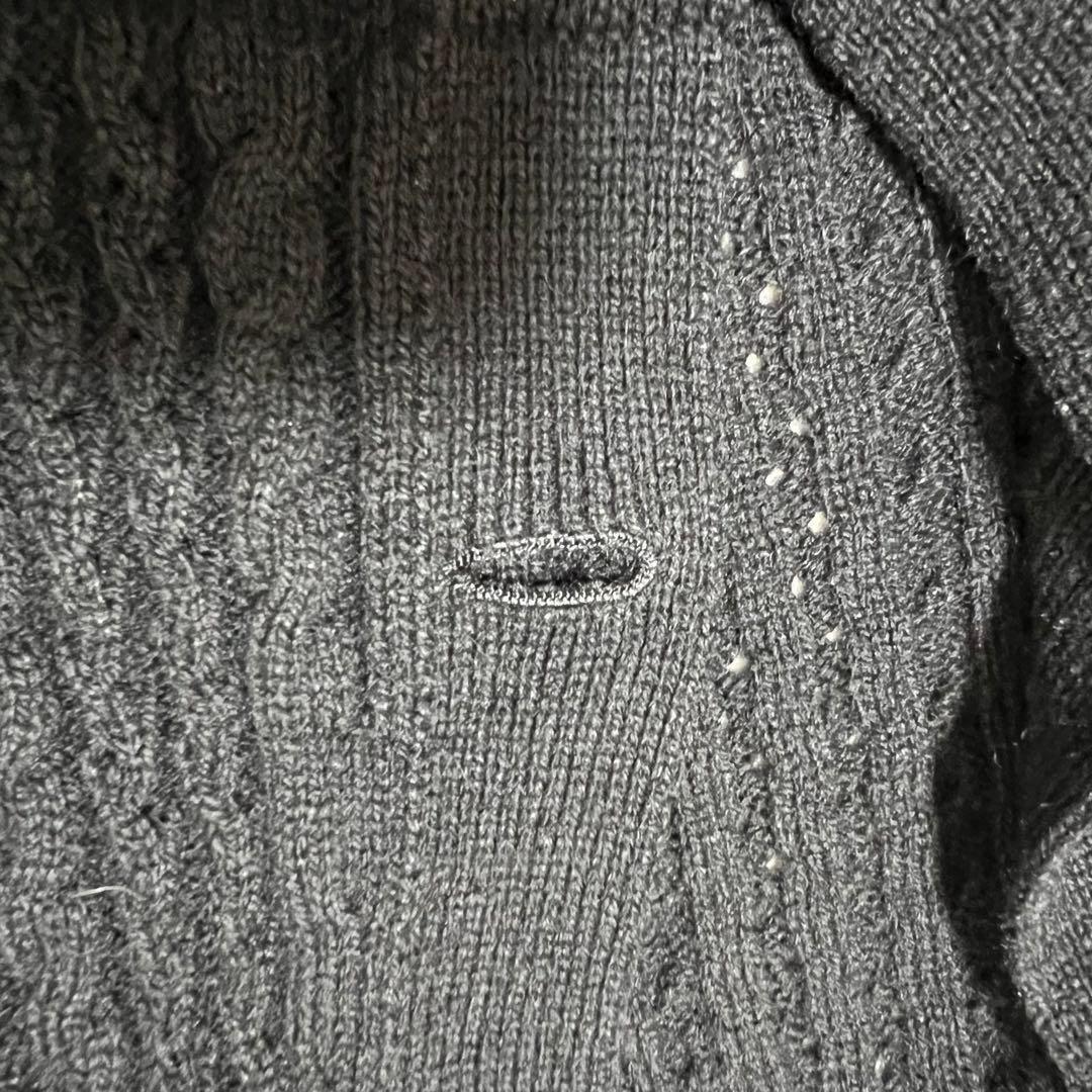 超希少 Yohji Yamamoto プールオム カーディガン ウール ケーブル
