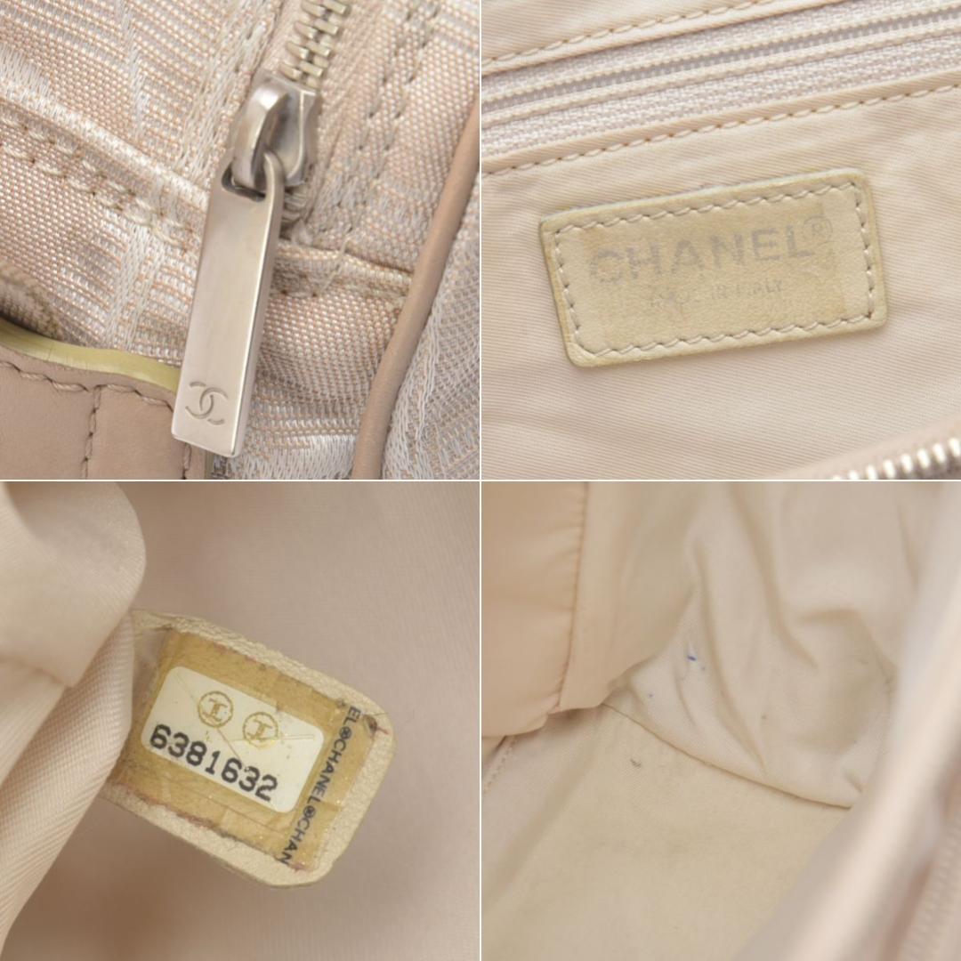 美品◇シャネル ニュートラベルラインリュックサックココマークジャガード ベージュ