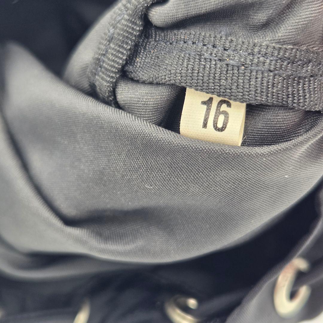 【美品】 PRADA プラダ テスートナイロン 巾着ポーチ ミニバッグ 黒