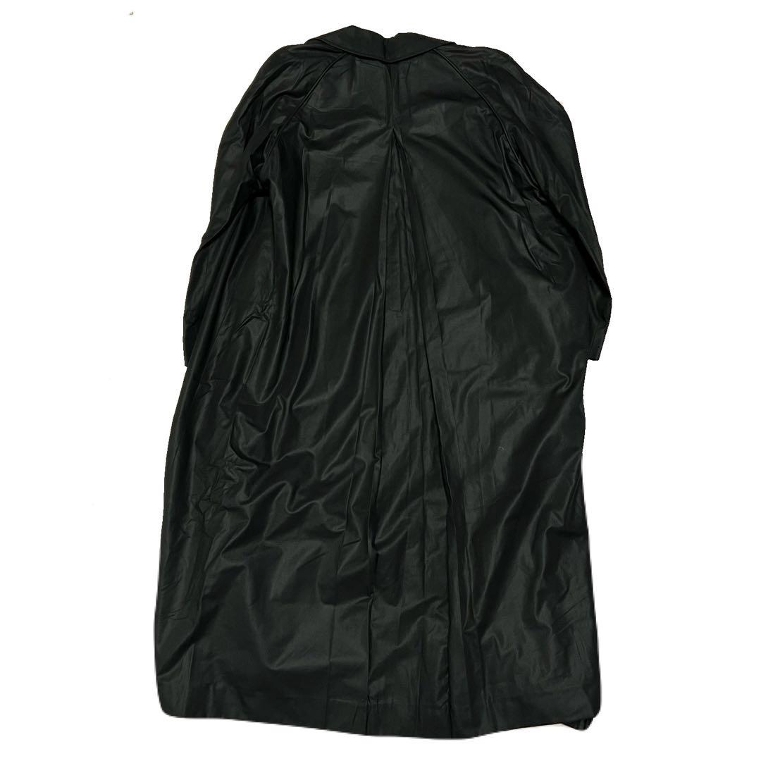 70s Aquascutum（アクアスキュータム）ガウンコート/ブラック/英国製