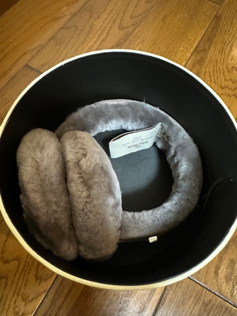 UGG グレー ファー イヤーマフ O/S