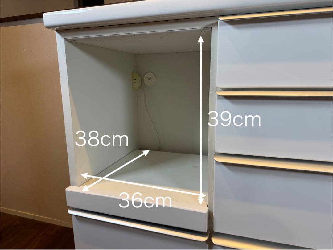 値下げ可♪【使用期間1年美品✨】松田家具キッチンカウンター